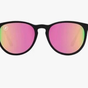 Blenders Rose Theater Black Sunglasses with Pink Lenses